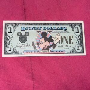 Disney Dollar from 1987